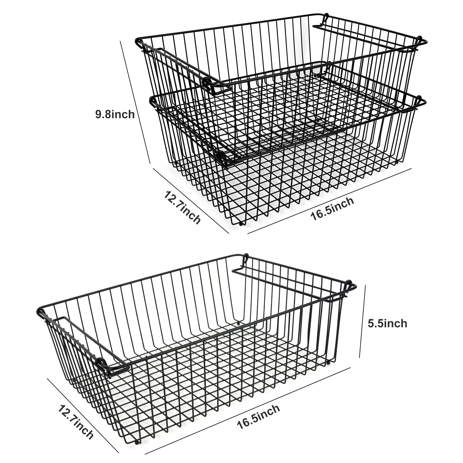 SIBAO XXL basket designed for multiuse storage in kitchen, bathroom, or laundry