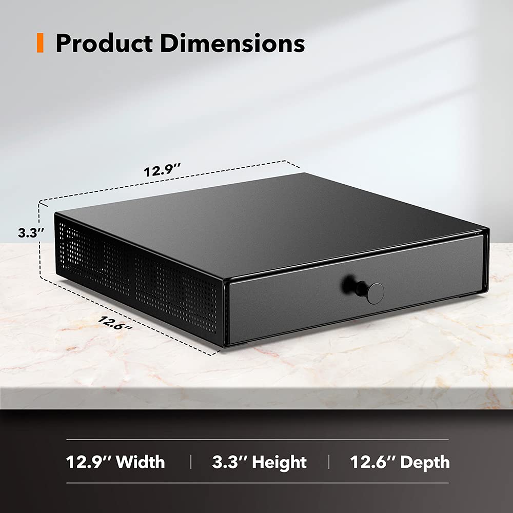 SICHEER K Cup Drawer demonstrates 36-pod capacity for variety and quick access