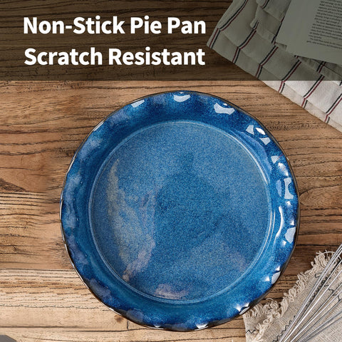 SIDUCAL holiday pie pan designed for oven-ready baking.