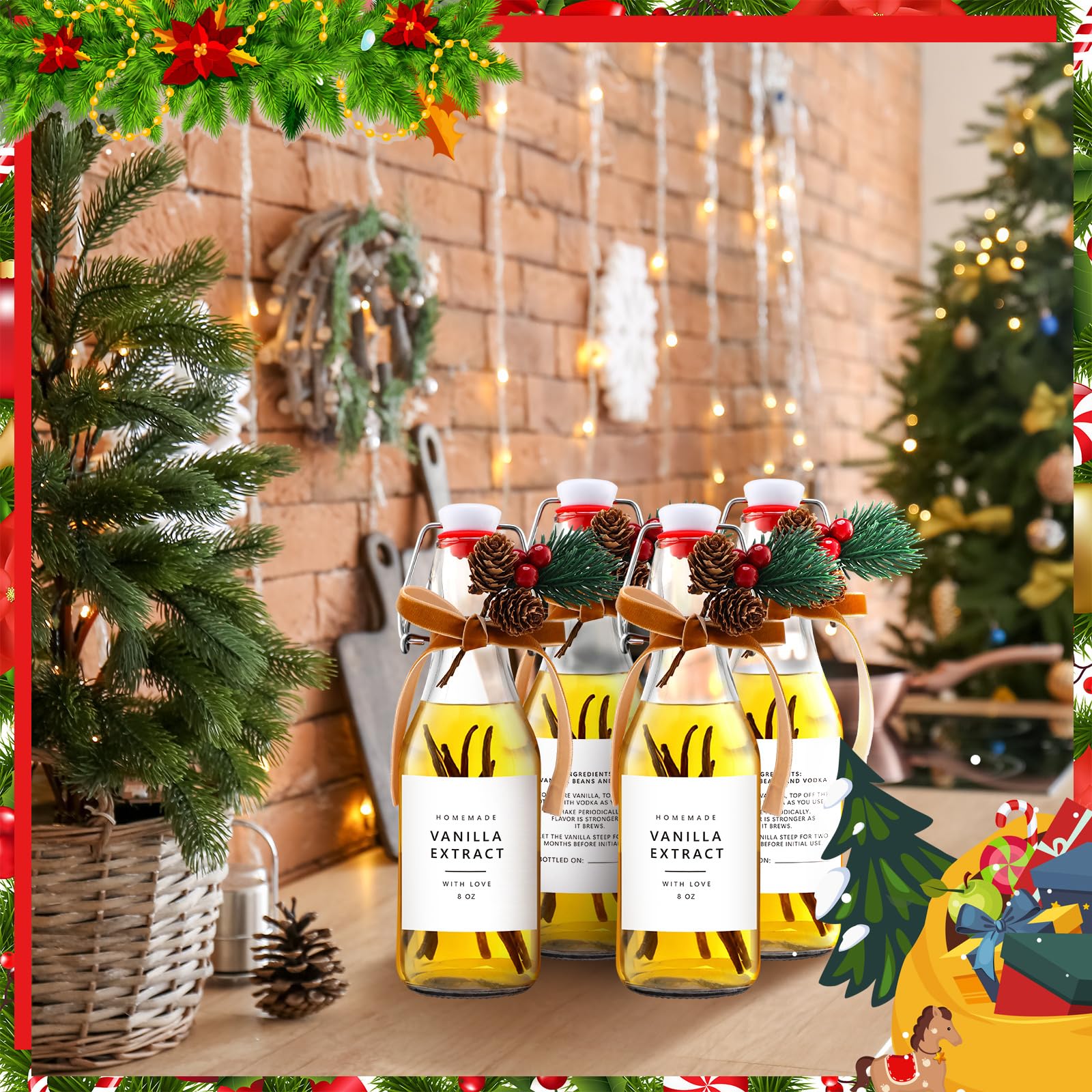 Sieral amber glass bottles with leak-proof caps safeguard beverages and relieve storage worries.