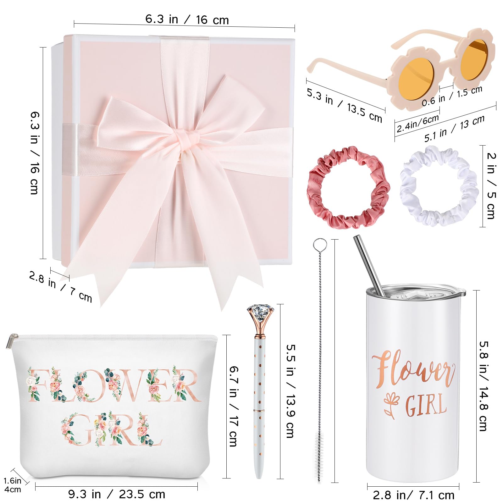 Sieral flower girl canvas bag with coordinated design