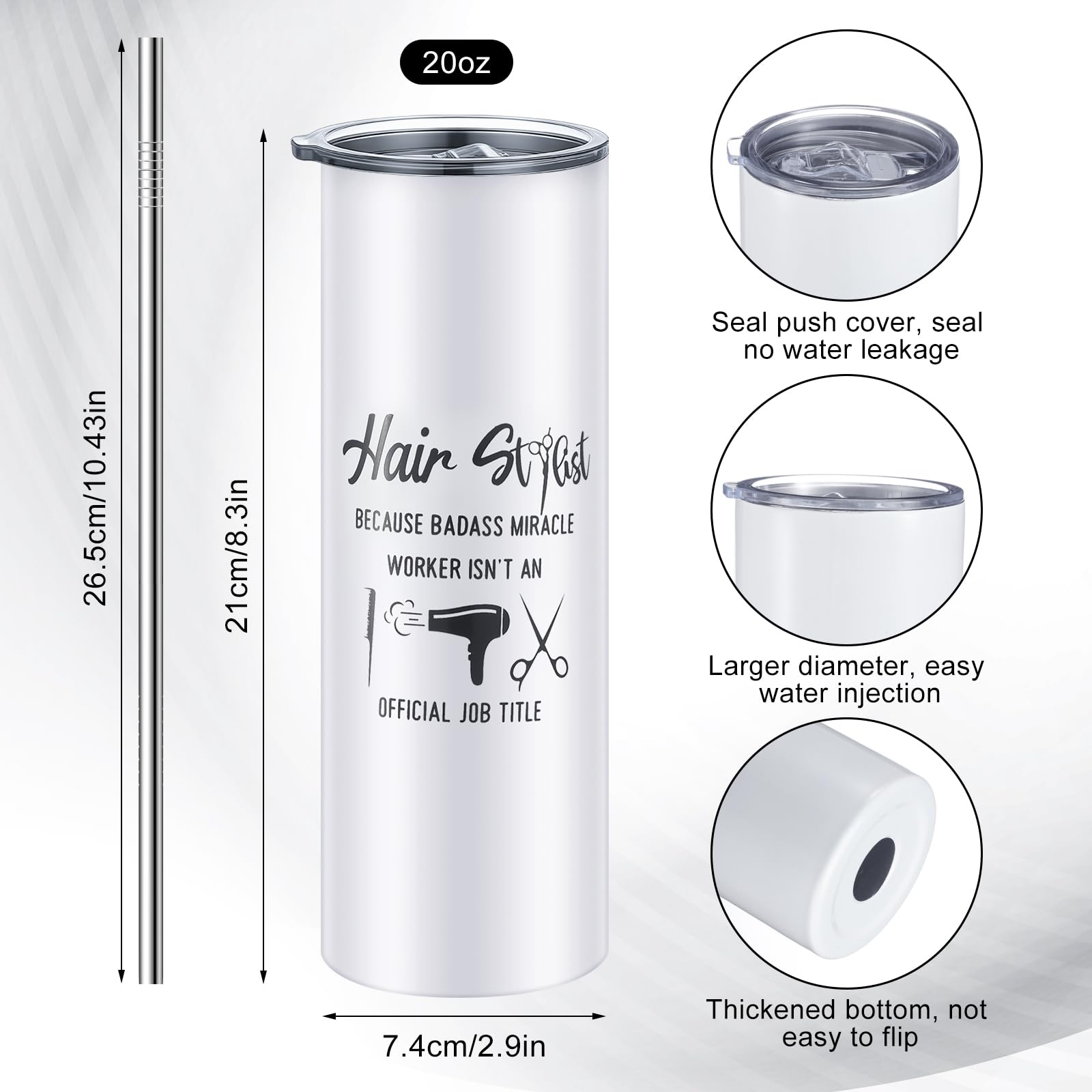 Sieral insulated cup with lid, keeps drinks warm or cool