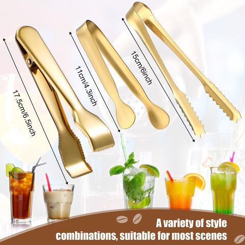 Sieral stainless steel ice tong six inches provides secure grip on ice
