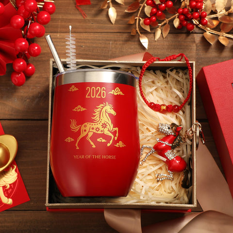 Sieral 4 piece Year of the Horse gift set ready for gifting to family
