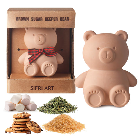Sifri Art 3D Bear Design for better moisture balance in pantry sugar.