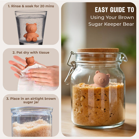 Sifri Art Kitchen Storage Bear adds charm while preserving freshness.