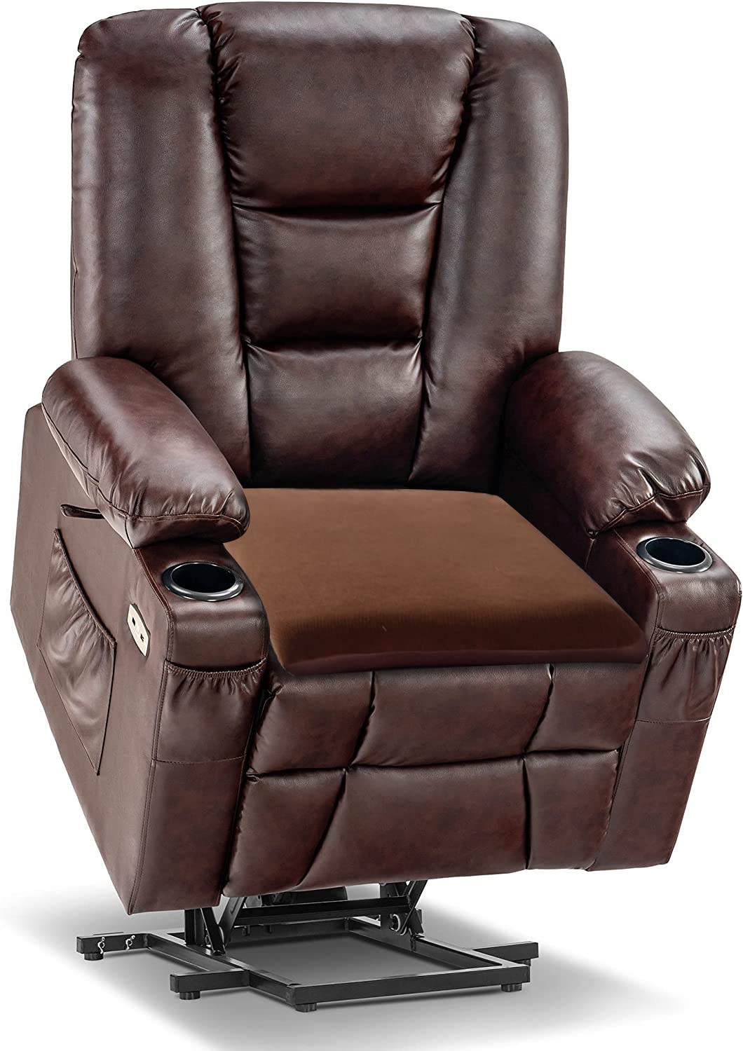 Sigmat recliner cushion soft knit fabric close-up showing wrinkle resistance.