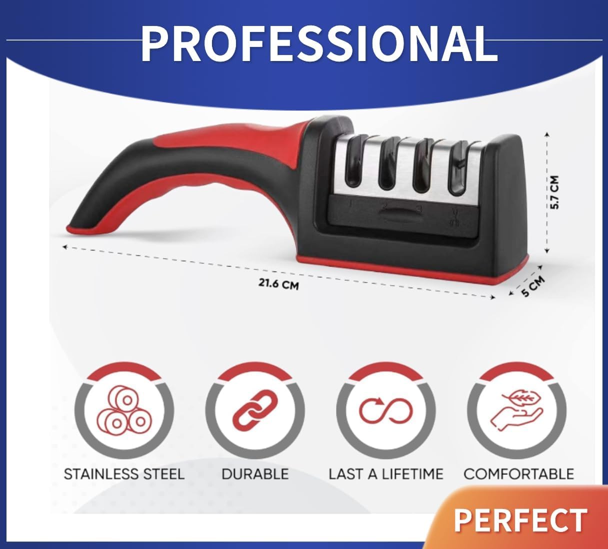 SIGNI portable sharpener fits in any kitchen or on-the-go setup