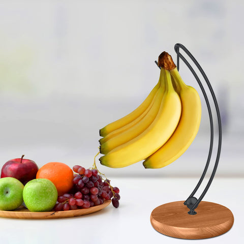 Signice banana storage stand supports headphones or grapes as alternative uses.