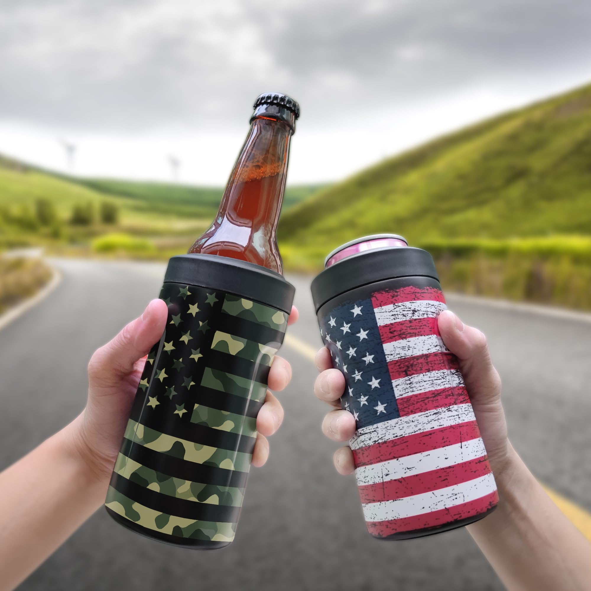 Signice universal can cooler 3-in-1 versatility fits cans and bottles
