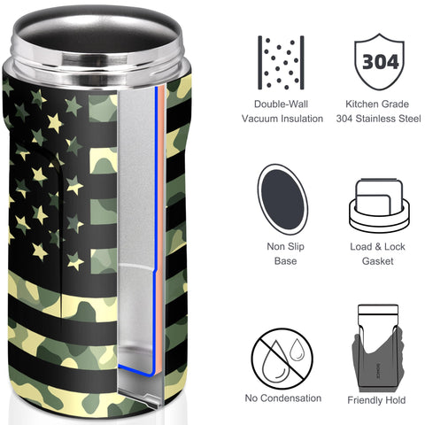 Signice universal can cooler push-lock fit for quick, secure use