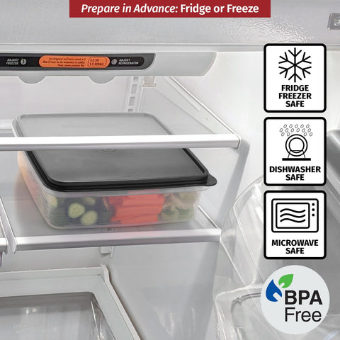 Signora Ware airtight lids demonstrate secure closure for leakproof cookie and cupcake storage.