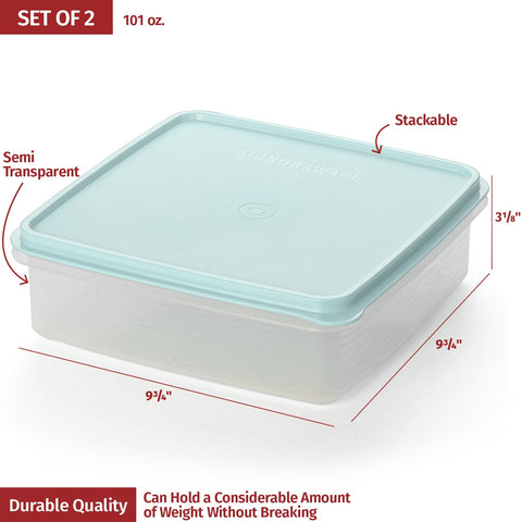 SIGNORA WARE leakproof airtight container prevents spills and leaks