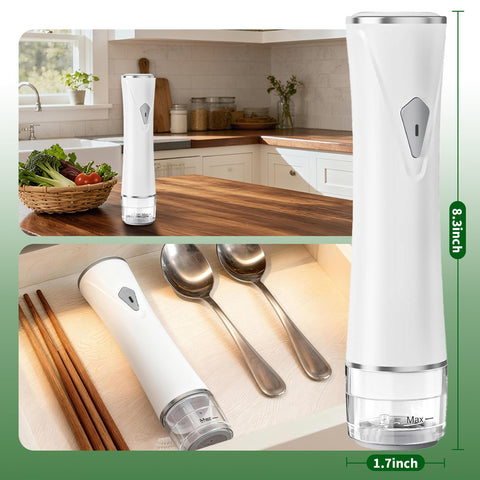 SIHUADON USB charging keeps the sealer ready on a counter or outdoors