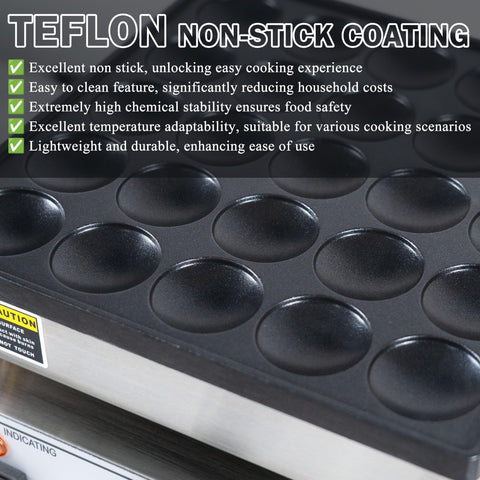 SIJIDING mini pancake maker stacked pancakes ready to serve