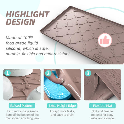 SIKADEER kitchen mat available in 15 sizes for a precise fit