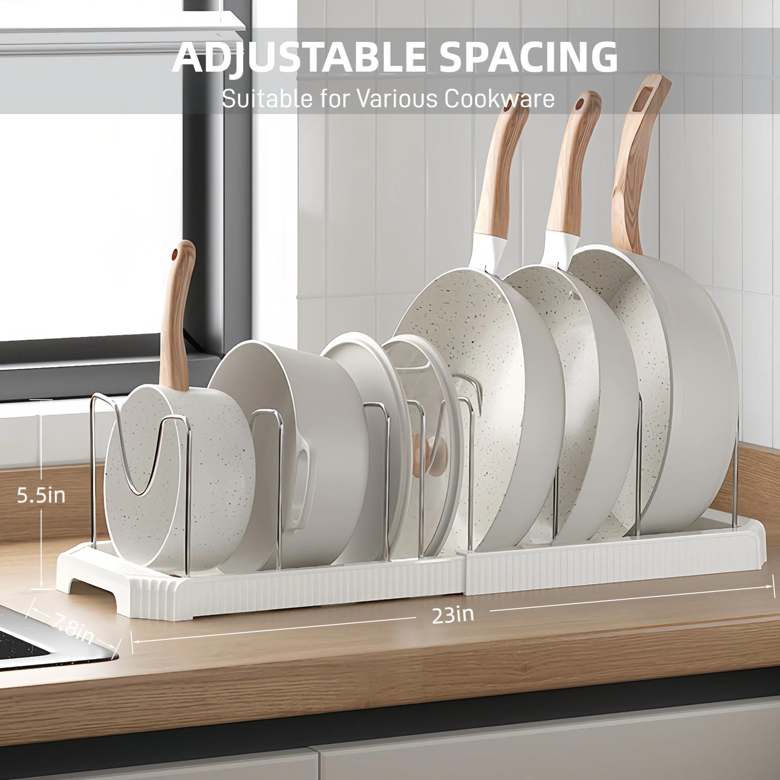 Silanit under-sink installation offers compact storage without tools.
