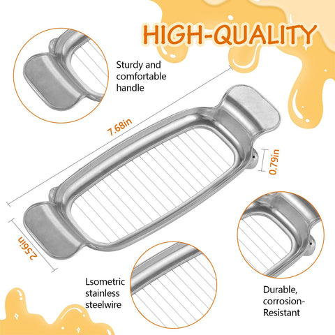 Silbingan cheese slicer in action delivering precise 0.25-inch slices.