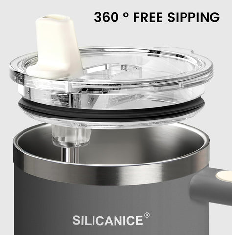 SILICANICE 360-degree sip-anywhere design enables flexible drinking