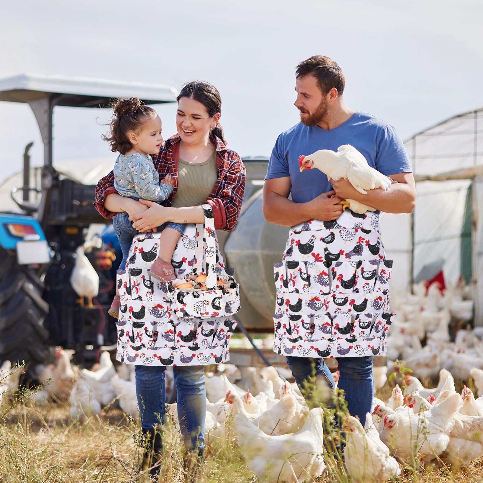Silicherry outdoors-ready setup keeps eggs secure while gathering and errands