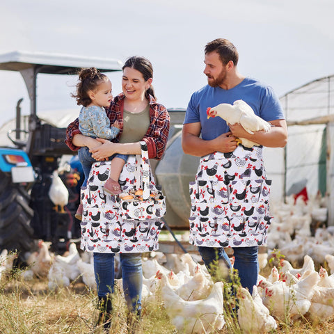 Silicherry outdoors-ready setup keeps eggs secure while gathering and errands