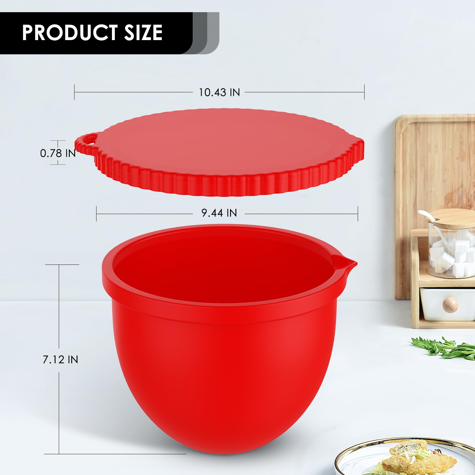 Durable silicone resists tears and stains during frequent use