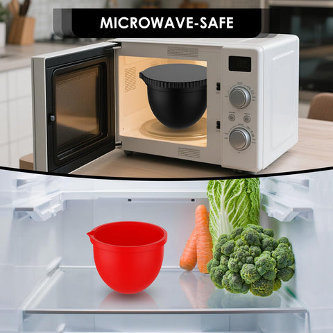 Silicone Bowl Liners for KitchenAid with lids preserve freshness