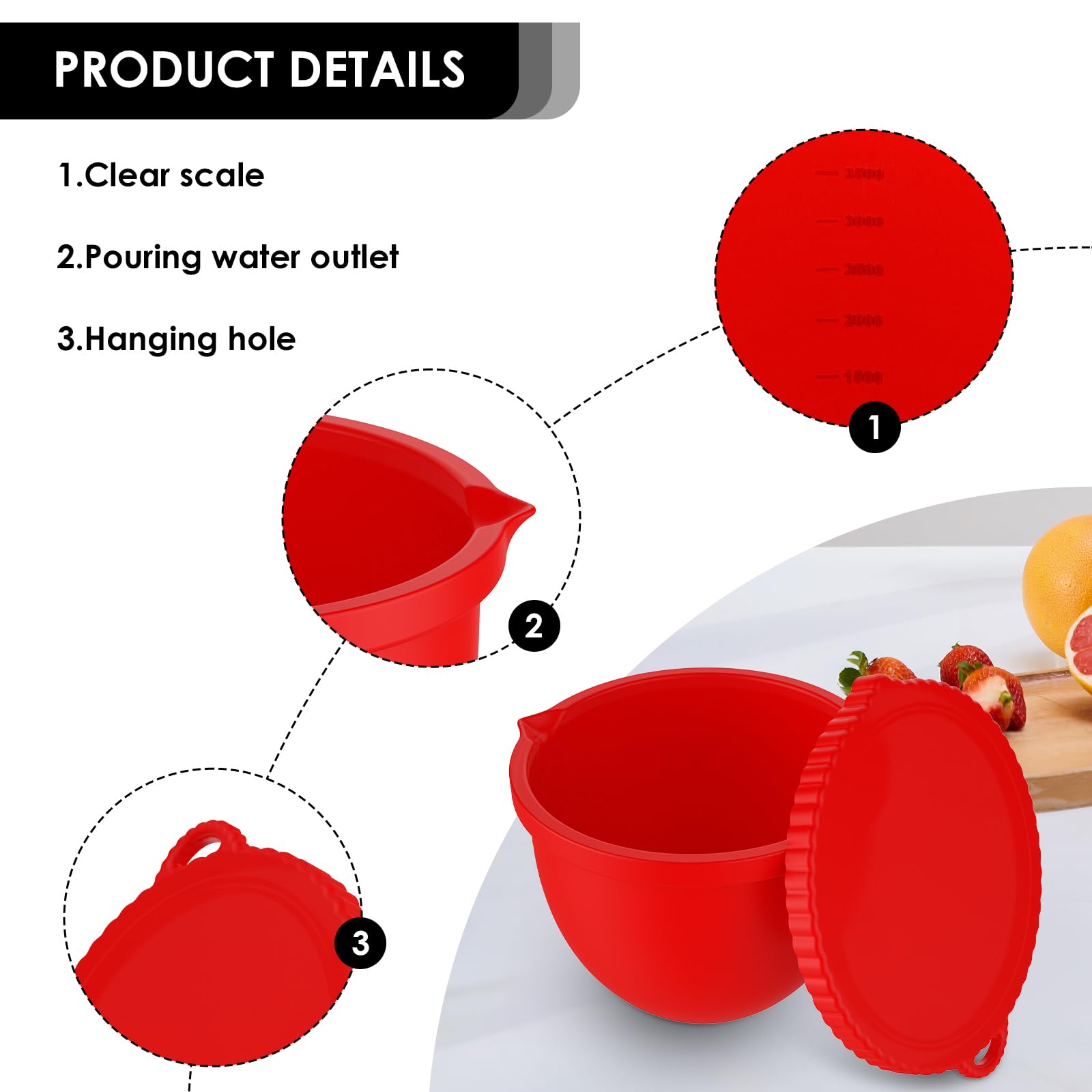 Silicone Bowl Liners for KitchenAid, heat-resistant and dishwasher-safe for easy cleanup