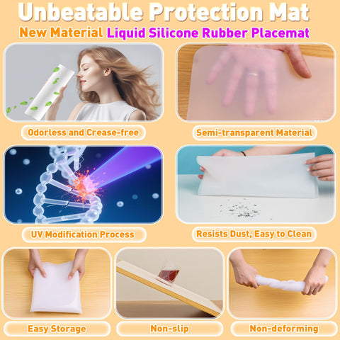 Thick 0.7mm silicone provides durable protection during daily use