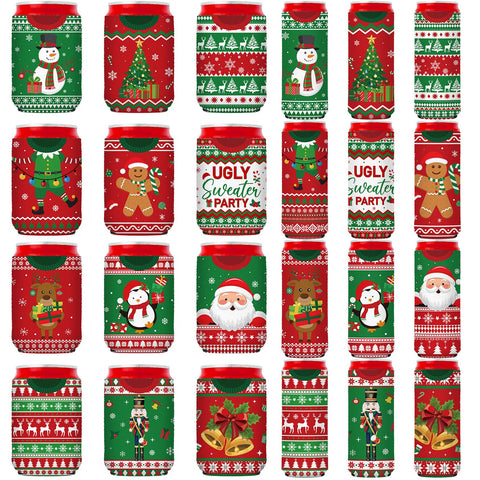 Silifine gingerbread-man can sleeve provides festive grip and insulation.