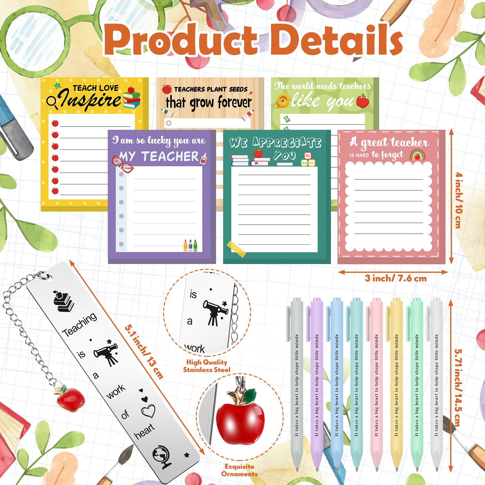 SiliFine sticky notepads for quick reminders and planning