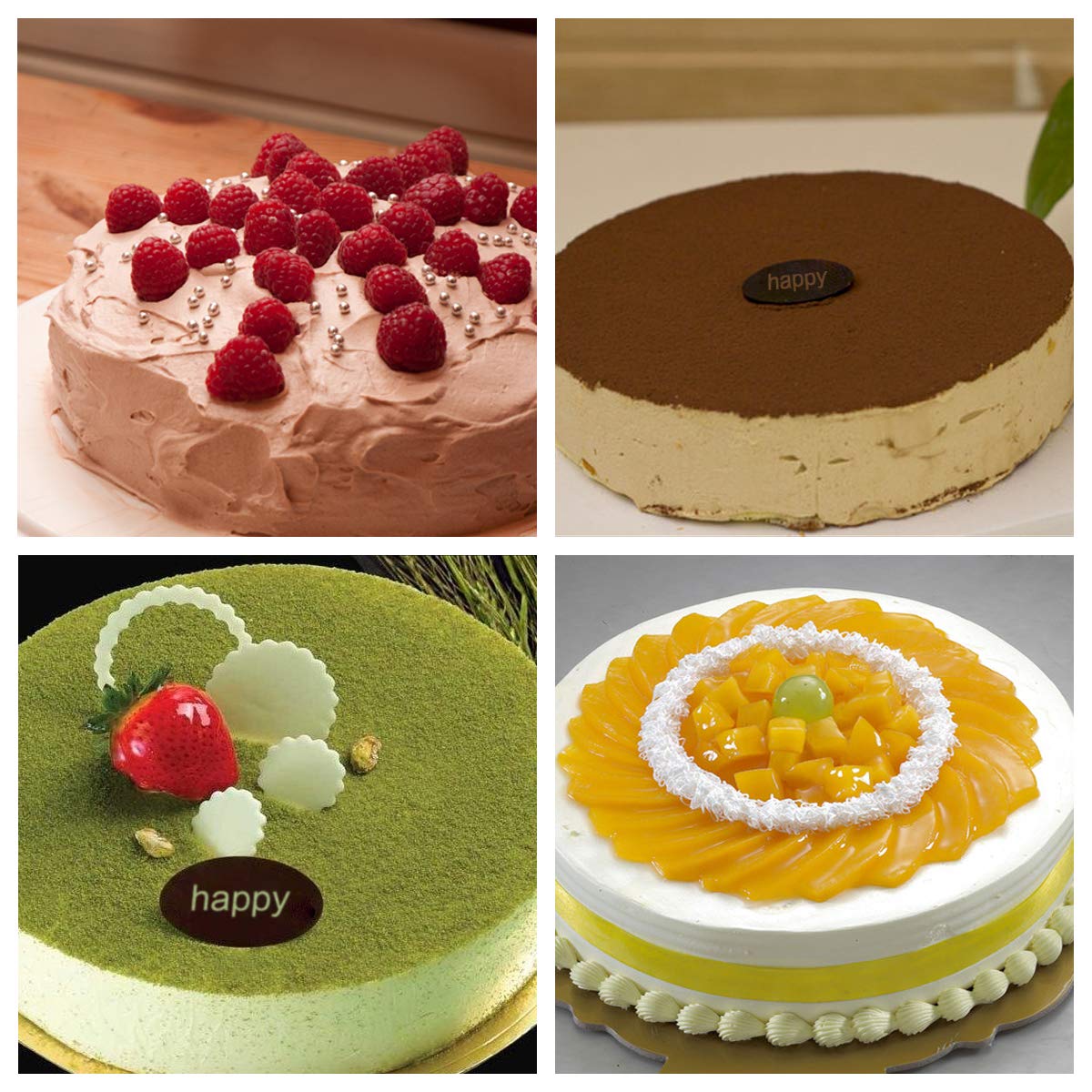 SILIVO 9.5-inch mold ideal for layer cakes, cheesecakes, and chocolate desserts.