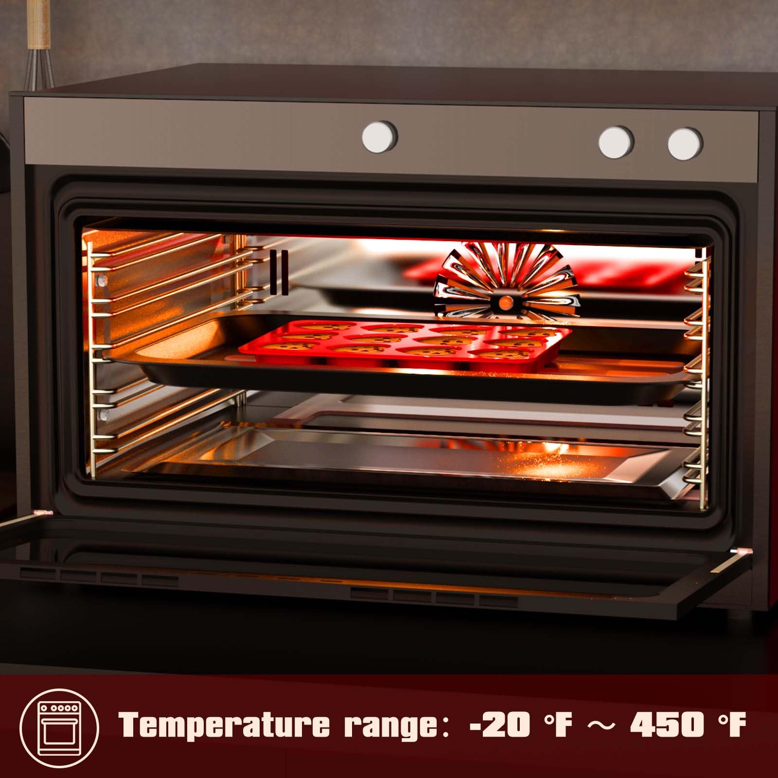 SILIVO easy-release silicone for effortless dessert preparation.