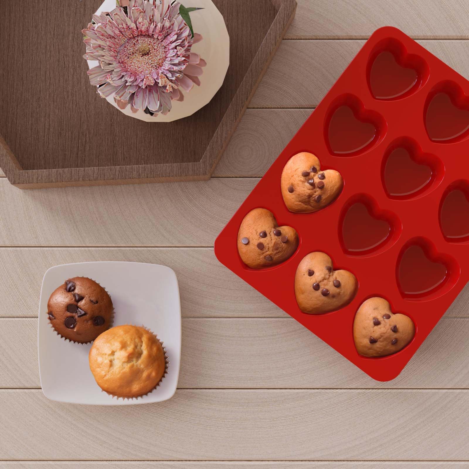 SILIVO egg bites and tartlets molds for quick breakfast options.