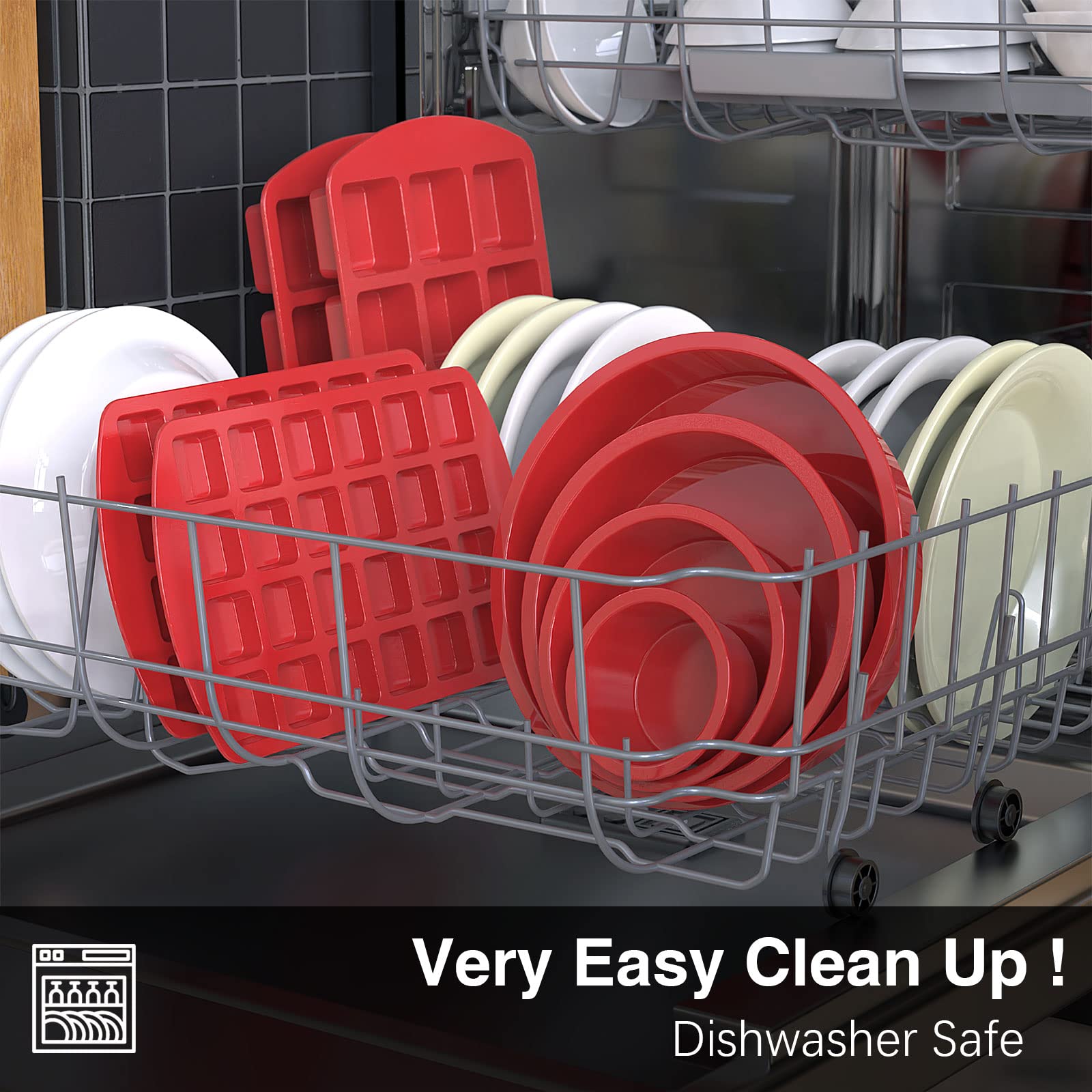 SILIVO bakeware withstands -20°F to 450°F for flexible use