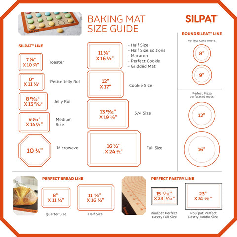 Silpat is easy to clean with warm soapy water after baking.