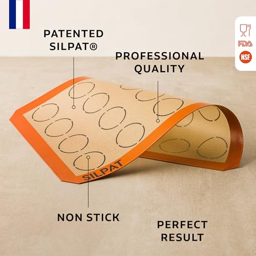 Silpat original non stick baking mat demonstrates even heat distribution for browning