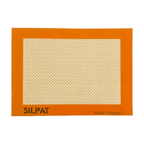 Silpat premium non-stick baking mat for toaster ovens, easy release and cleanup.