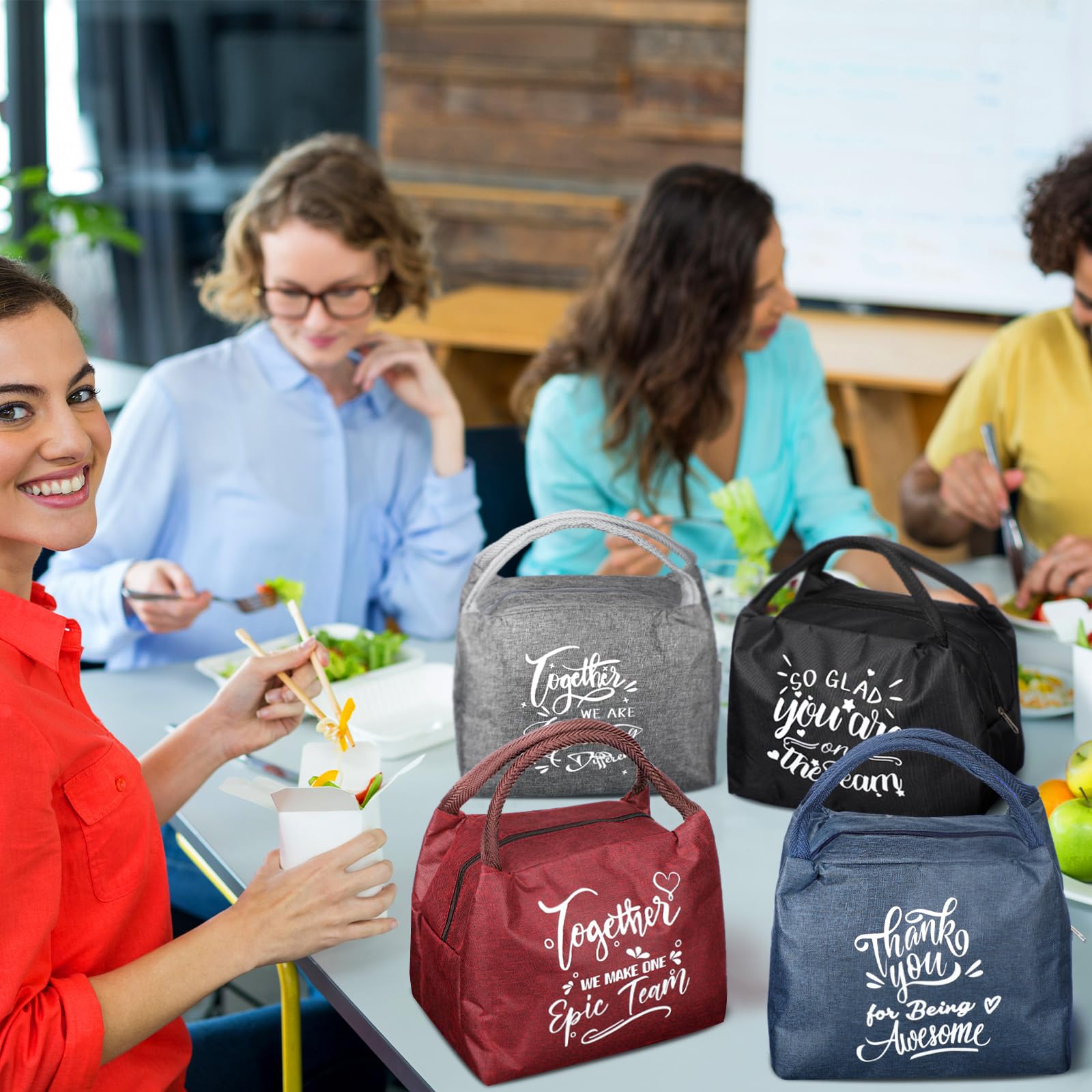 SilTriangle lunch bag offers large capacity for sandwiches, snacks, and drinks.