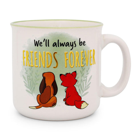Silver Buffalo 20-ounce ceramic mug for hot or cold beverages
