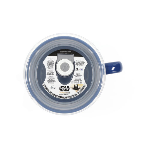 Silver Buffalo 24-ounce capacity mug suitable for hearty meals
