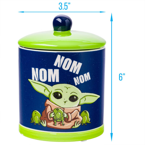 Silver Buffalo BPA-free ceramic construction for safe kitchen storage.