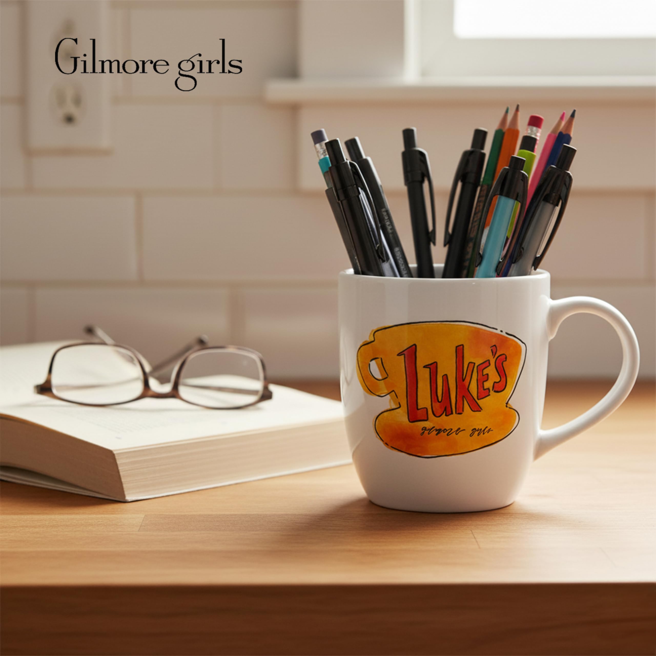 Silver Buffalo BPA-free ceramic mug for daily use.