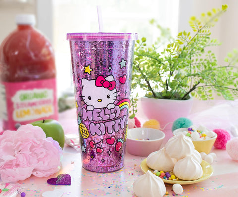 Silver Buffalo BPA-free plastic cup for safe, reusable hydration with vibrant art.