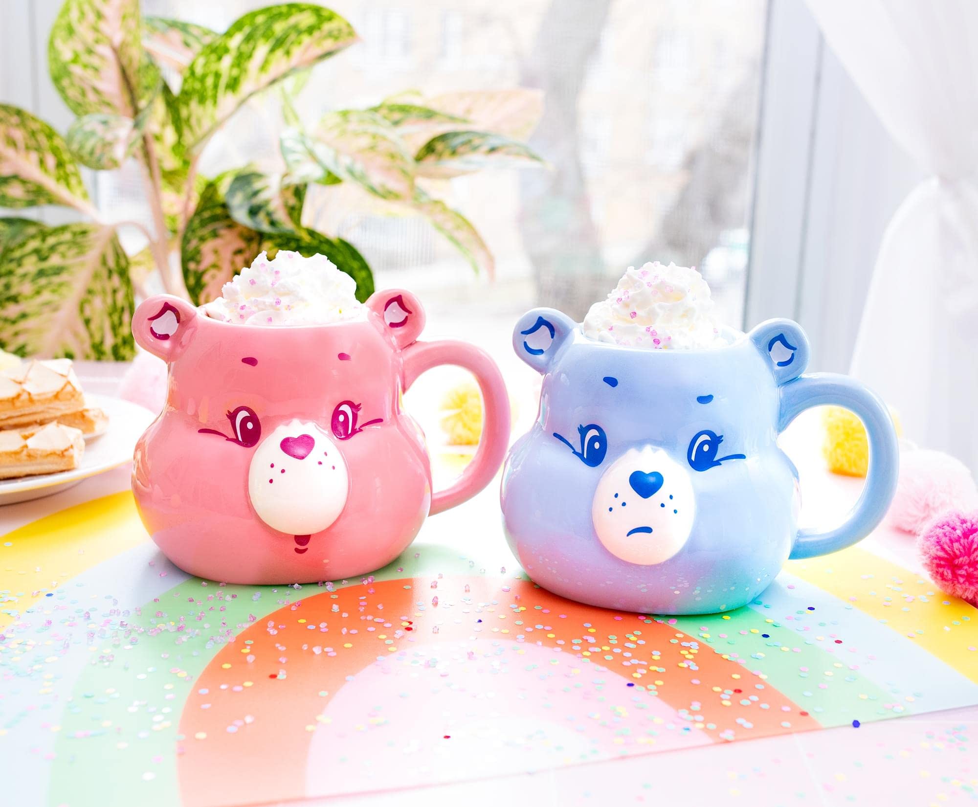 Silver Buffalo Care Bears logo detail mug adds character to your kitchen shelf.