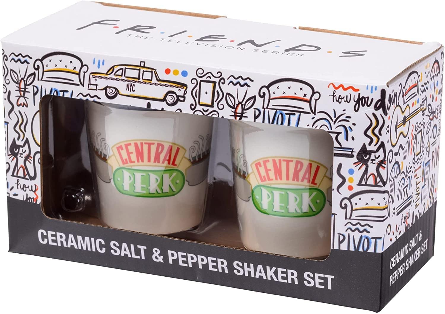 Silver Buffalo Central Perk shaker gift idea for Friends fans