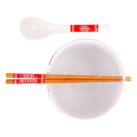 Silver Buffalo chopsticks with logo, great for authentic ramen experience