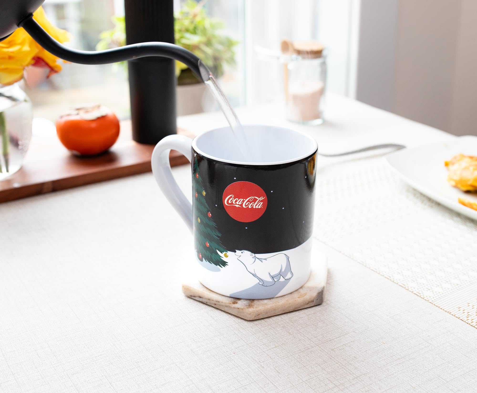Silver Buffalo Coca-Cola mug ceramic BPA-free