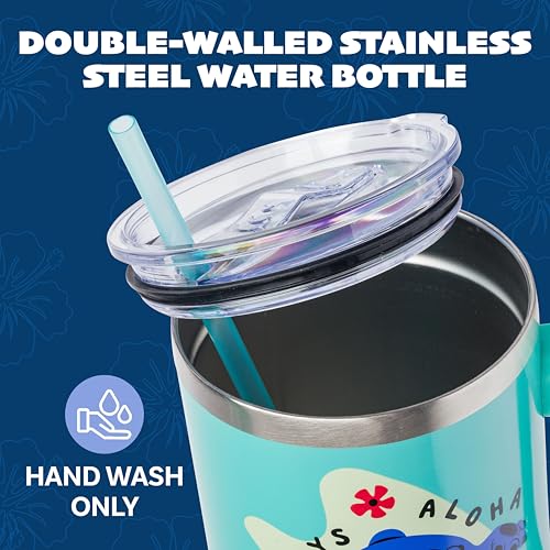 Silver Buffalo double-wall stainless steel tumbler keeps drinks steady during activities.