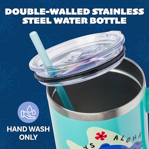 Silver Buffalo double-wall stainless steel tumbler keeps drinks steady during activities.